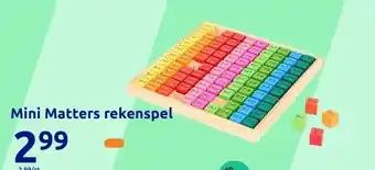 Action Mini Matters rekenspel aanbieding