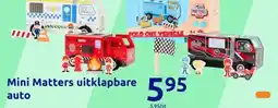 Action Mini Matters uitklapbare auto aanbieding