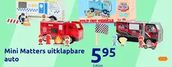 Action Mini Matters uitklapbare auto aanbieding
