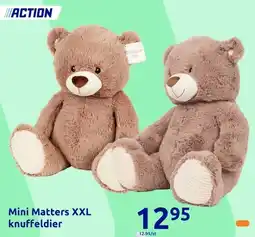 Action Mini Matters XXL knuffeldier aanbieding