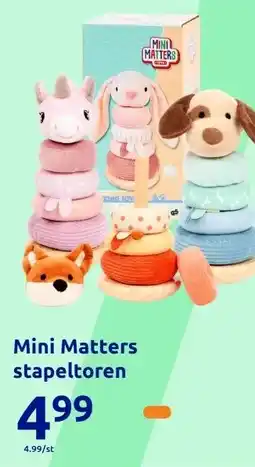 Action Mini Matters stapeltoren aanbieding