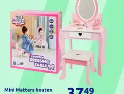 Action Mini Matters houtenmake-uptafel aanbieding