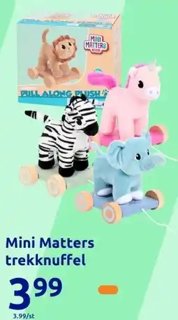 Action Mini Matters trekknuffel aanbieding