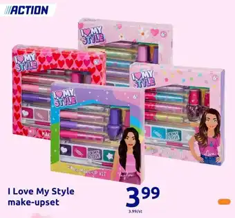 Action I Love My Style make-upset aanbieding