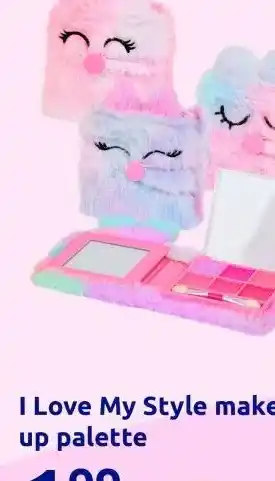 Action I Love My Style make- up palette aanbieding