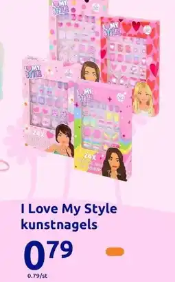 Action I Love My Style kunstnagels aanbieding