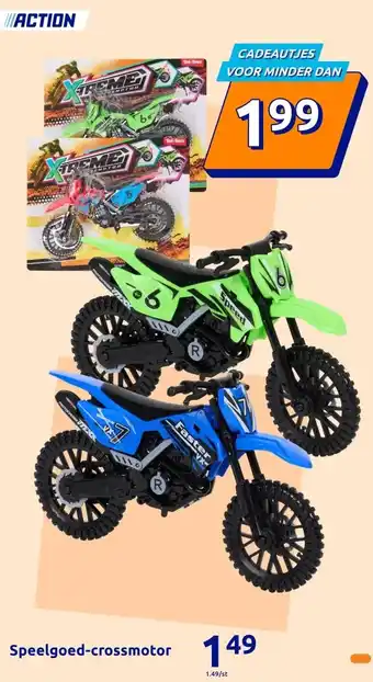 Action Speelgoed-crossmotor aanbieding