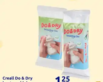 Action Creall Do & Dry boetseerklei aanbieding