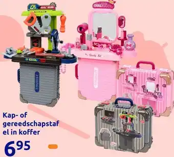 Action Kap- of gereedschapstaf el in koffer aanbieding