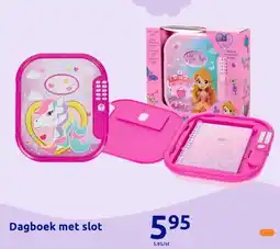Action Dagboek met slot aanbieding