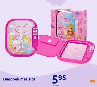 Action Dagboek met slot aanbieding