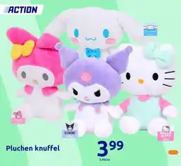 Action Pluchen knuffel aanbieding