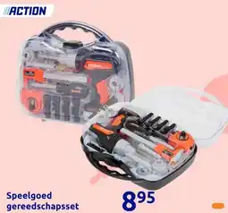Action Speelgoed gereedschapsset aanbieding