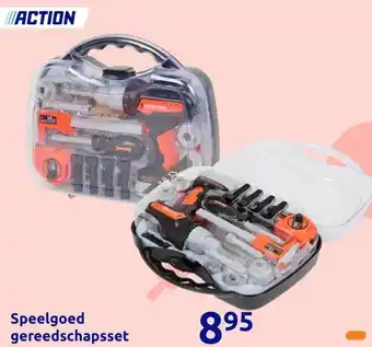 Action Speelgoed gereedschapsset aanbieding