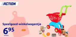 Action Speelgoed-winkelwagentje aanbieding