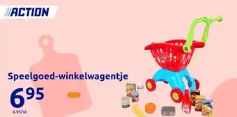 Action Speelgoed-winkelwagentje aanbieding
