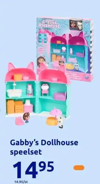 Action Gabby's Dollhouse speelset aanbieding