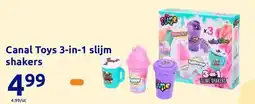 Action Canal Toys 3-in-1 slijm shakers aanbieding