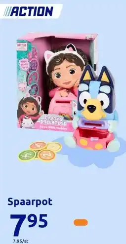 Action Spaarpot aanbieding
