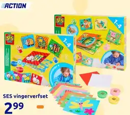 Action SES vingerverfset aanbieding