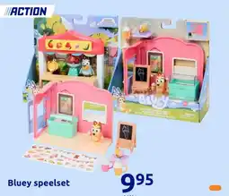 Action Bluey speelset aanbieding