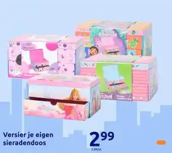 Action Versier je eigen sieradendoos aanbieding