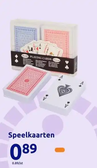 Action Speelkaarten aanbieding