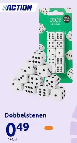 Action Dobbelstenen aanbieding