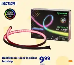 Action Battletron Razer monitor ledstrip aanbieding