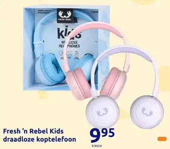 Action Fresh o Rebel Kids draadloze koptelefoon aanbieding