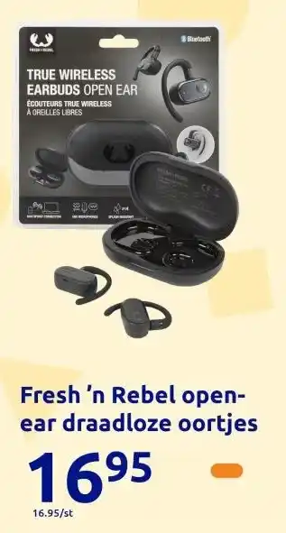 Action Fresh 'n Rebel open- ear draadloze oortjes aanbieding