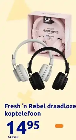 Action Fresh 'n Rebel draadloze koptelefoon aanbieding