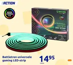 Action Battletron universele gaming LED-strip aanbieding