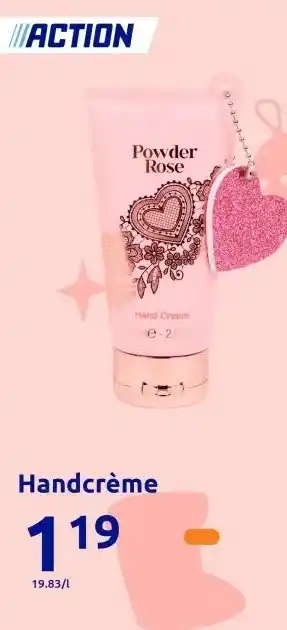Action Handcrème aanbieding