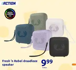Action Fresh 'n Rebel draadloze speaker aanbieding