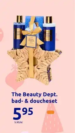 Action The Beauty Dept. bad- & doucheset aanbieding