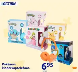 Action Pokémon kinderkoptelefoon aanbieding
