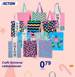 Action Craft Universe cadeautassen aanbieding