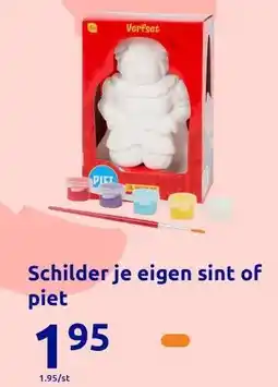 Action Schilder je eigen sint of piet aanbieding