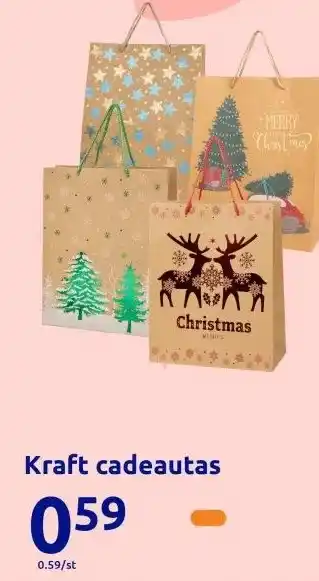 Action Kraft cadeautas aanbieding