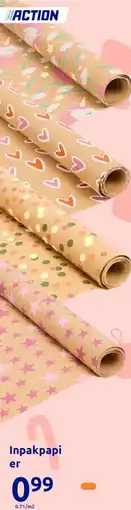 Action Inpakpapi er aanbieding