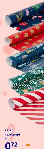 Action Kerst inpakpapi er aanbieding