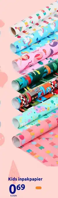 Action Kids inpakpapier aanbieding