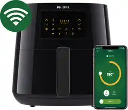 Joybuy Philips Connected 5000 Airfryer - HD9280/70 - 6.2L XL - Rapid Air Technologie - Zwart aanbieding