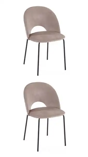 NADUVI Set van 2 eetkamerstoelen Venus aanbieding