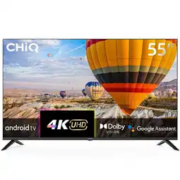 Joybuy CHiQ U55P9V 55 inch (139 cm) 4K UHD Android-tv met Dolby Vision en Google Assistant 55 UHD aanbieding