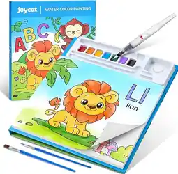 Joybuy JoyCat Dieren & Alfabet Serie Kleurboek met Waterverf aanbieding
