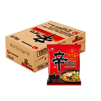 Joybuy Nongshim Koreaanse Shin Ramyun Instant Noodles 120g * 20 zakken/doos Shin Ramen doos aanbieding