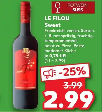 Kaufland DE Le filou sweet aanbieding