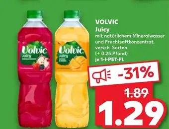 Kaufland DE Volvic Juicy aanbieding